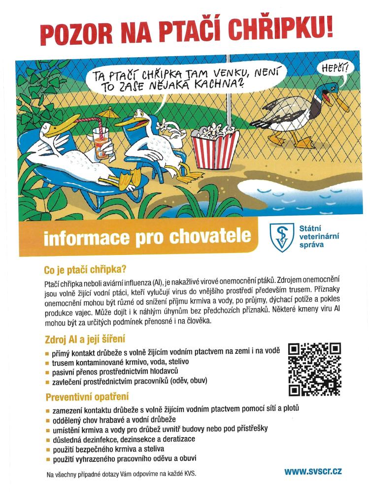 Pozor na&nbsp;ptačí chřipku!
