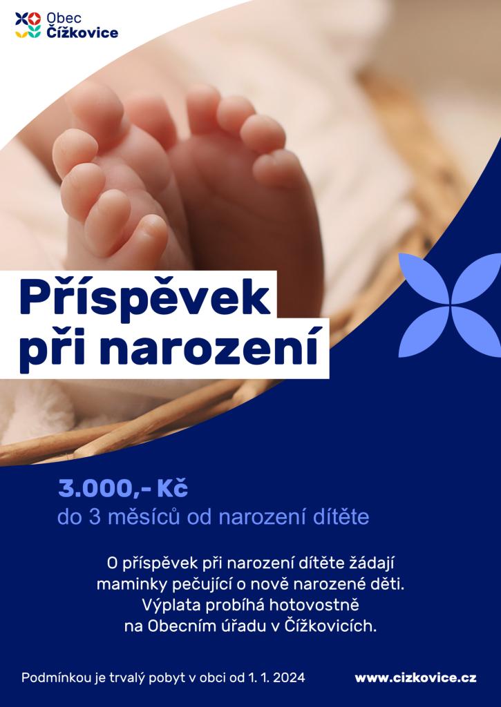 příspěvek při narození