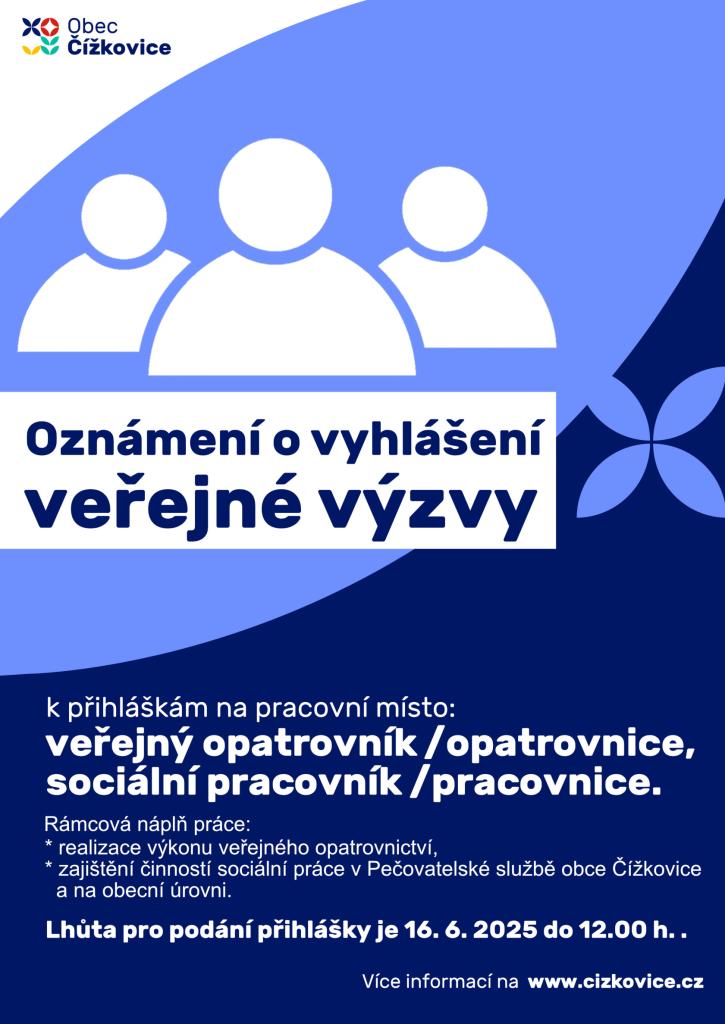 Plakátek výběrové řízení 