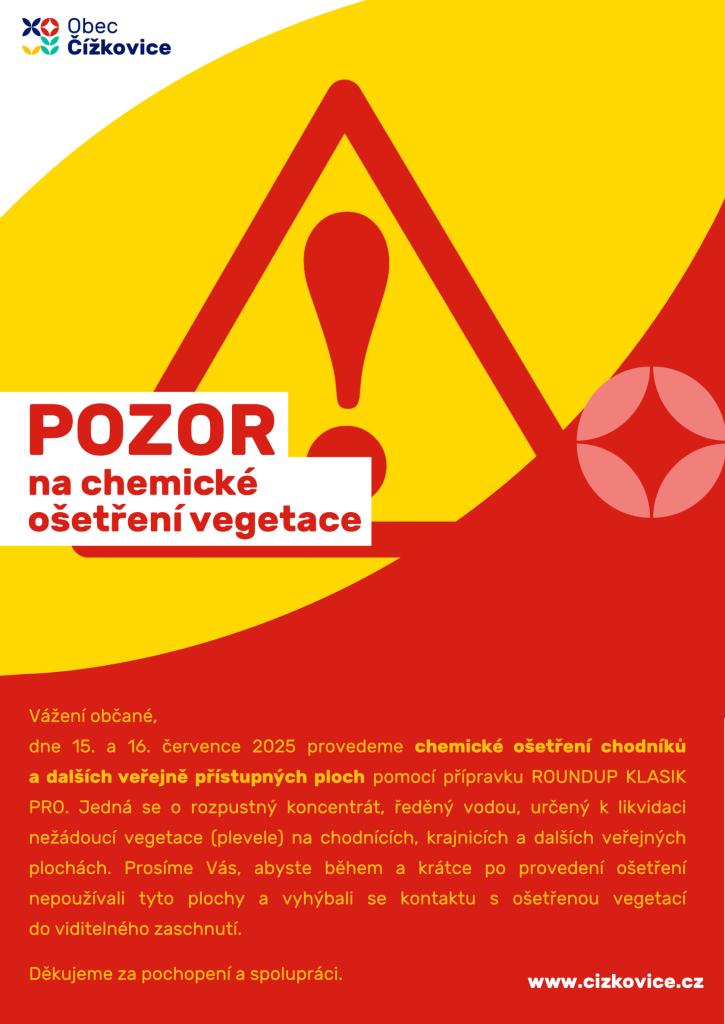 Chemické ošetření vegetace