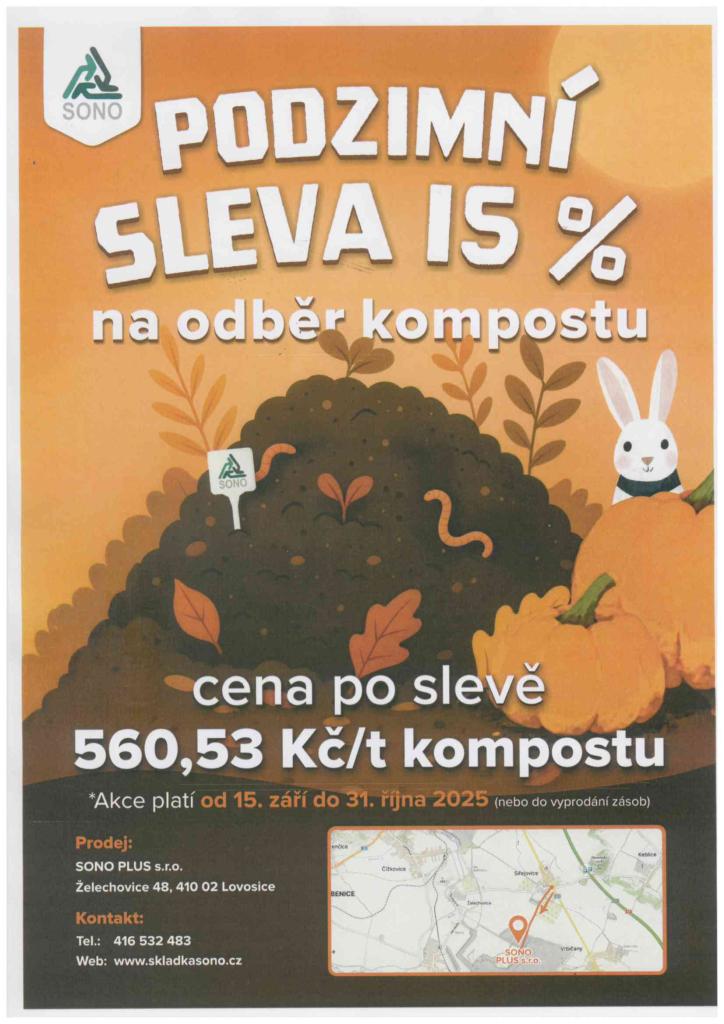 Sleva - kompost 2025