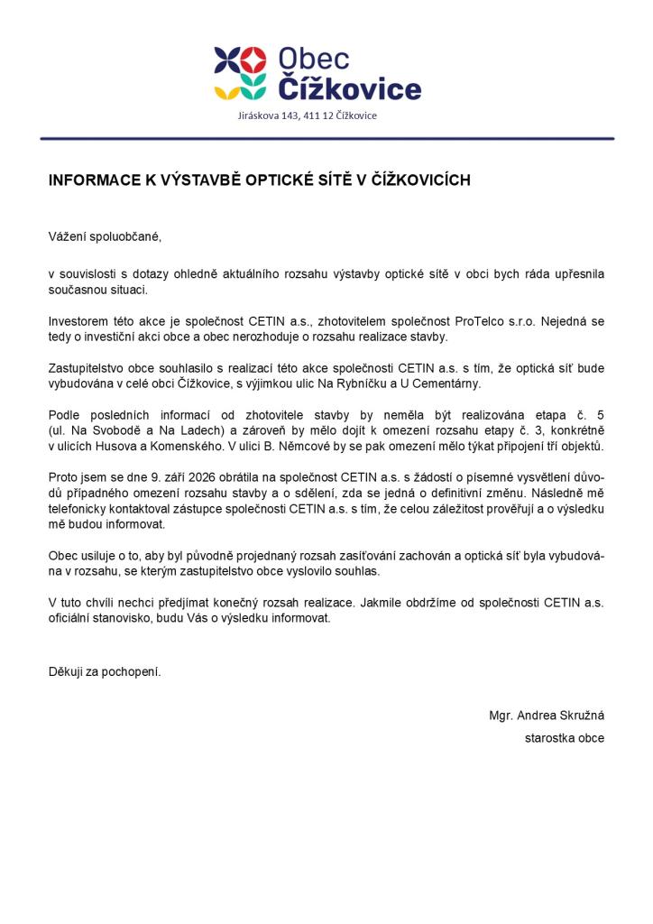 Cetin - informace
