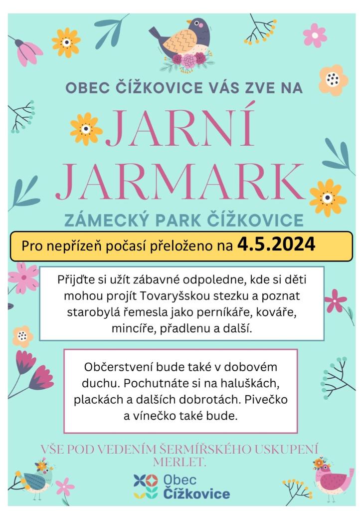 Jarmark - změna termínu