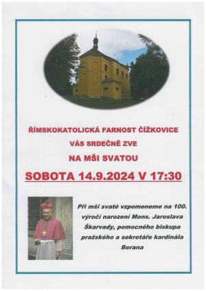 Mše svatá - 14.9.2024