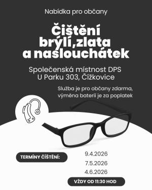Čistění brýlí DPS 