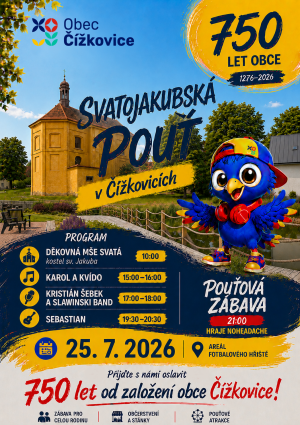 plakát - výročí obce 