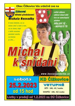 Michal k snídani